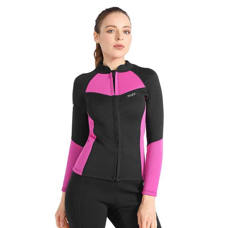 Womens Wetsuit shirt / pants 1.5mm Neoprene Wetsuits Long Seve Wetsuits Top Bottom Two Piece Dive Suits for Scuba Diving SurfXJ241220