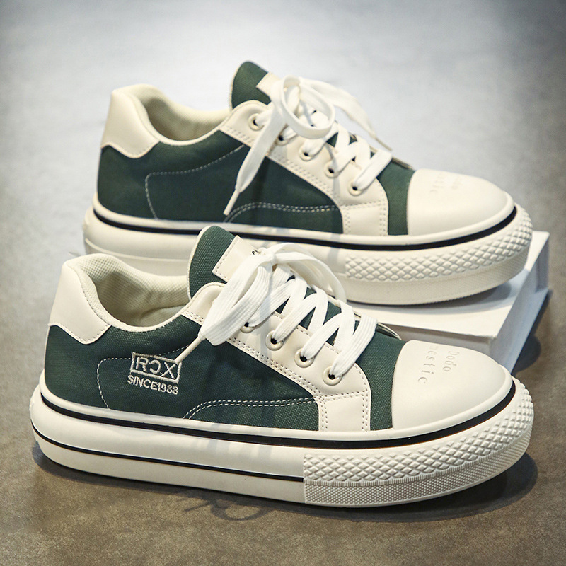 Men Women Casual 35-44 Canvas Trendy Versatile Fashion Couple Personalized Designer Shoes Triple Black Red Green fashion