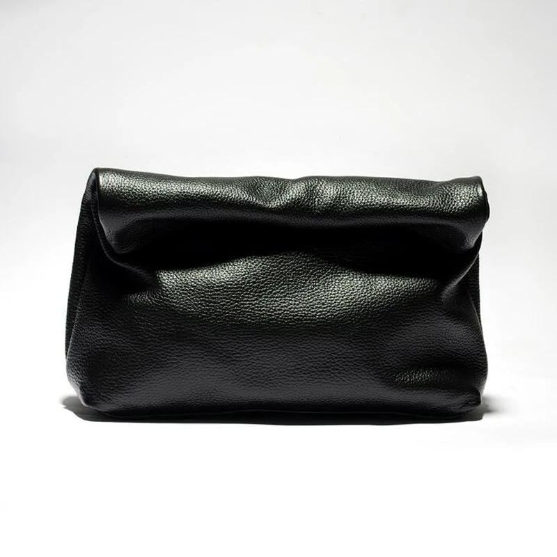 Genuine Leather Design Handbags New Clutch Bag Evening Phone Pocket Women's High Quality