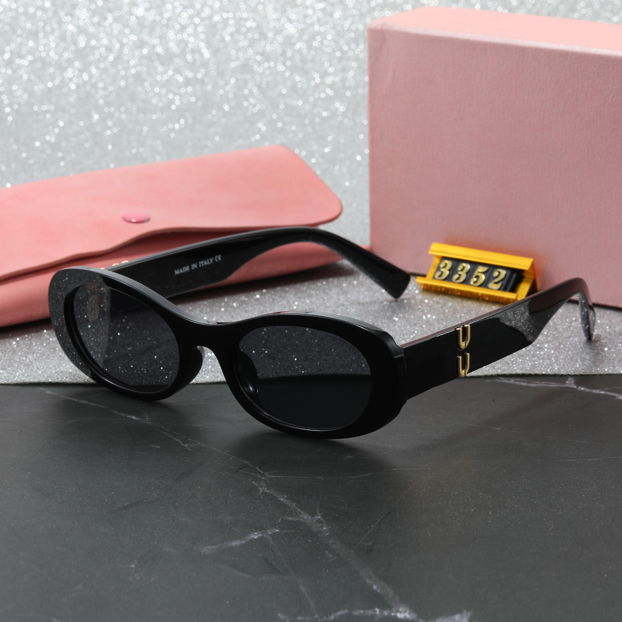 Designer sunglasses for men and women fashion oval frames sunglasses classic retro glasses outdoor travel photo can be worn