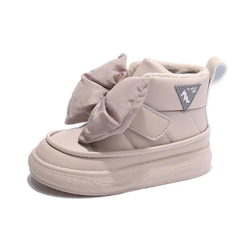 Girls Suede Boots Childrens Middle Boots Girls Thickened Cotton-Padded Shoes 241219