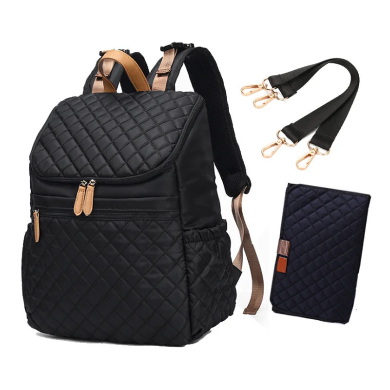 Fashion Mummy Maternity Bag Multi-function Diaper Bag Backpack Nappy Baby Bag with Stroller Straps for Baby Care 241220