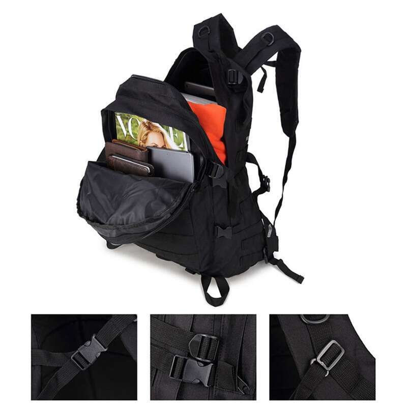 55L 3D Sport Tactical Climbing Mountaineering Backpack Camping Hiking Trekking Rucksack Travel Outdoor Bag Pack