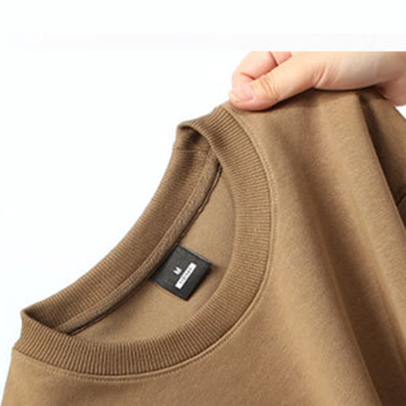 Heavyweight sweater men 2024 new spring, autumn and winter youth padded thickened round neck shirt tide couple round neck jacket m032