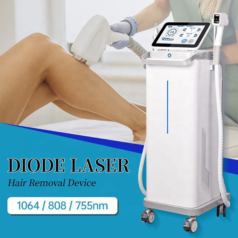 2 in 1 diode nd yag laser 3 wave 808nm 755nm 1064nm tattoo removal beauty whitening ice hair removal machine