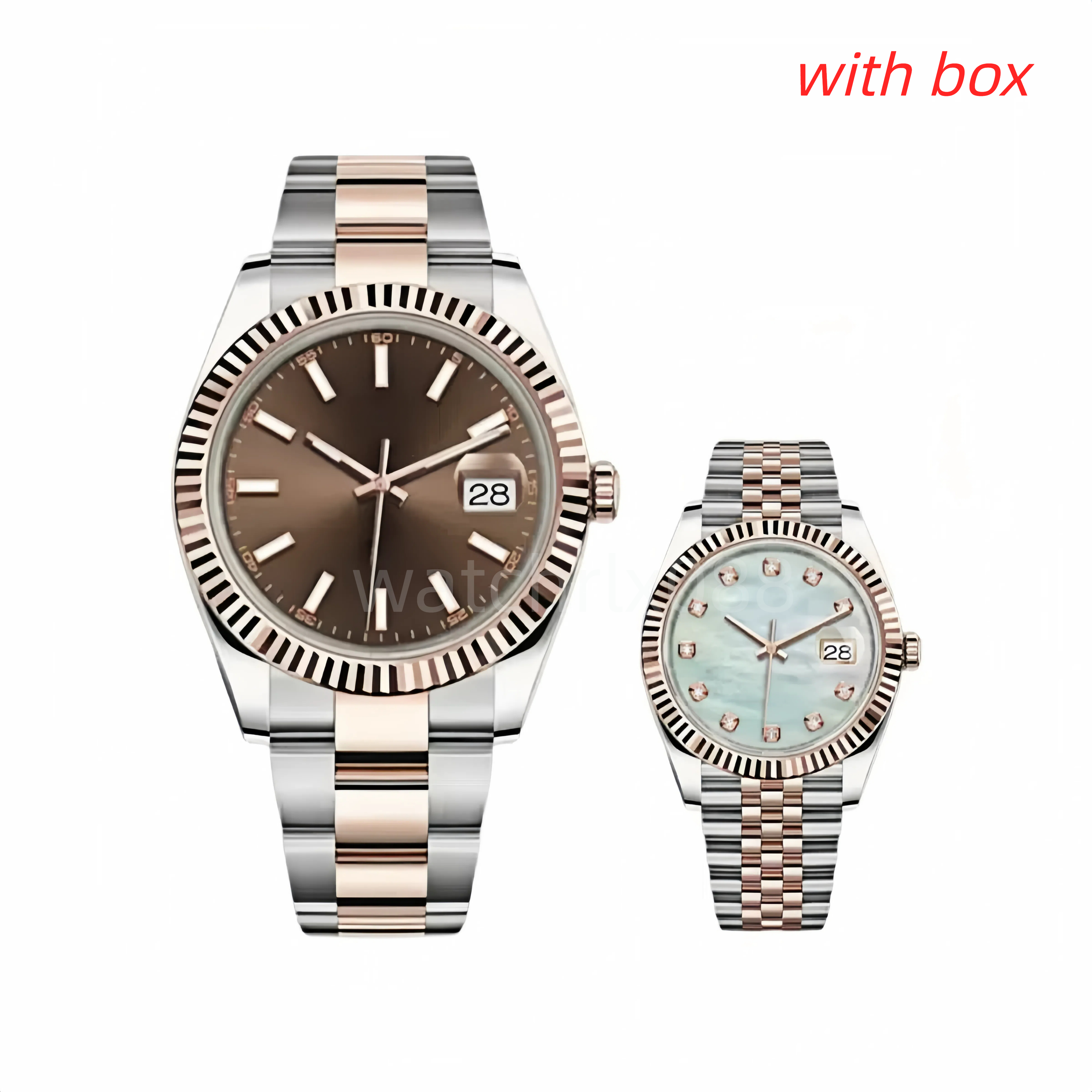 Mens watch luxury moissanite women watches 28mm/31mm automatic mechanical 904L stainless steel folding strap montre luminous sapphire waterproof wristwatch
