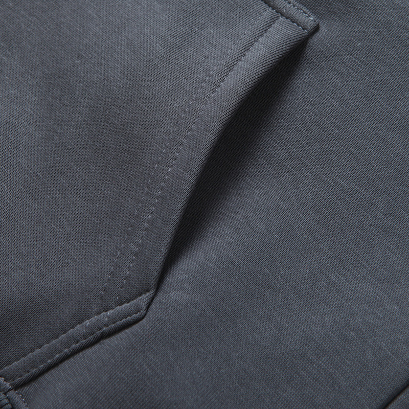 Cardigan hooded sweater men's autumn and winter loose big yards solid color versatile jacket padded thickened hoodie casual couple suit m036