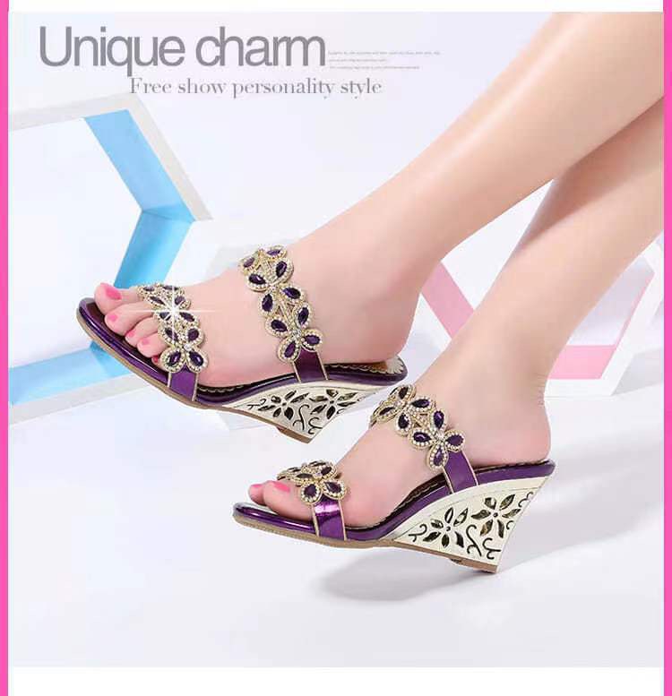 2025 new Sandals Latest Green African Pump High Heels Italian Wedding Elegant Women's Summer Skating Shoes 230506