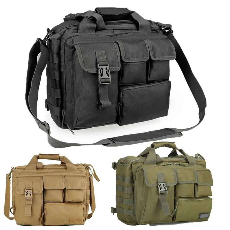 Military Backpack Tactical Molle Nylon Messenger Shoulder Laptop Handbags Briefcase Outdoor Multifunction Climbing Bag