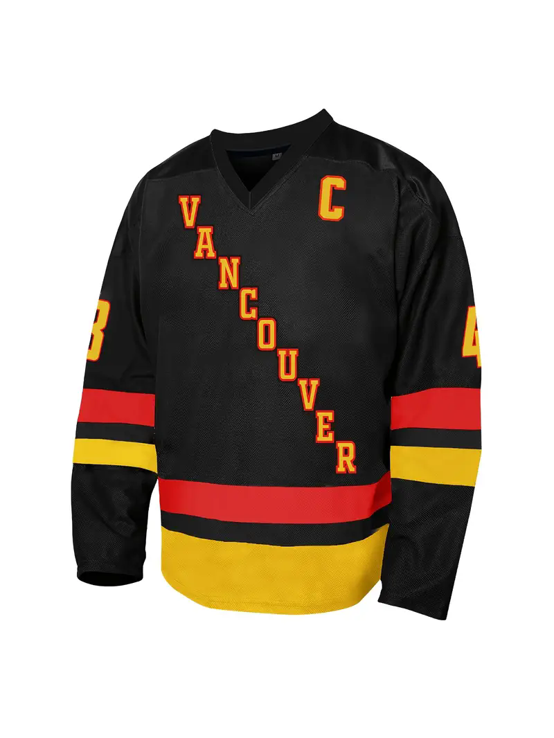 Hughes Men's Ice Hockey Black Jerseys Boeser Silovs Suter Joshua Hoglander Hronek Pookolzin Pettersson ed Any Name Number 2025 Winter Classic Jer