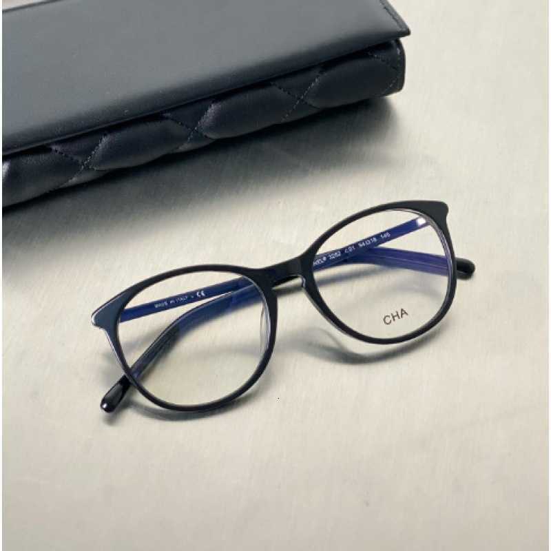 Fashion designer classic CH sunglasses new eyeglass frame 3436 sheet 3392 flat mirror 3408 high version 3393 anti blue light 3282