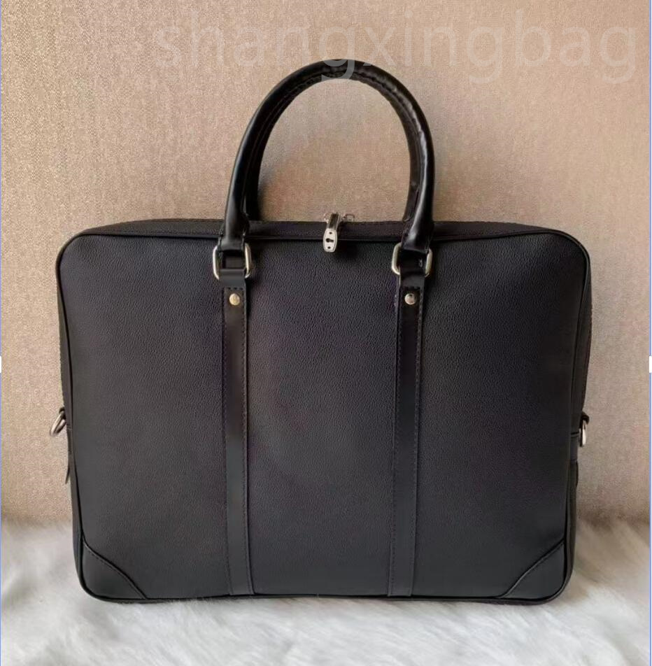 Fashion Business Men's Briefcase Notebook Computer Handbag Shoulder Office Messenger Bag PU 14 Inches Purse Crossbody bags