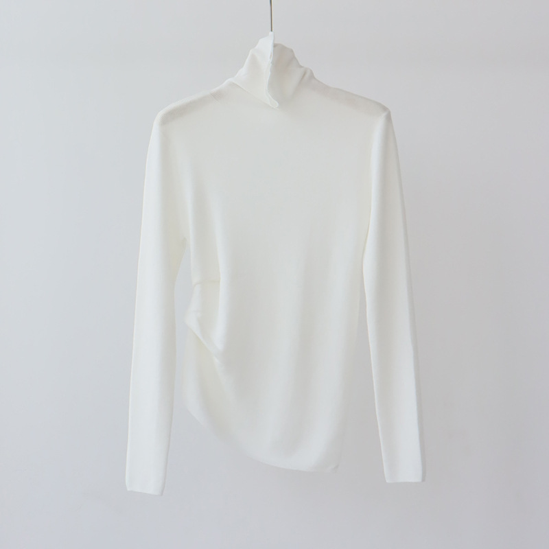 DIB11 2025 Charm Fit Beige Cotton knitwear dress