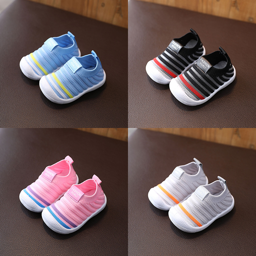 Baby First Walkers Infant Knitted Shoes Toddler Soft Sole Indoor Outdoor Casual Shoes Littlesprouts for Little Kid Size 16 - 21