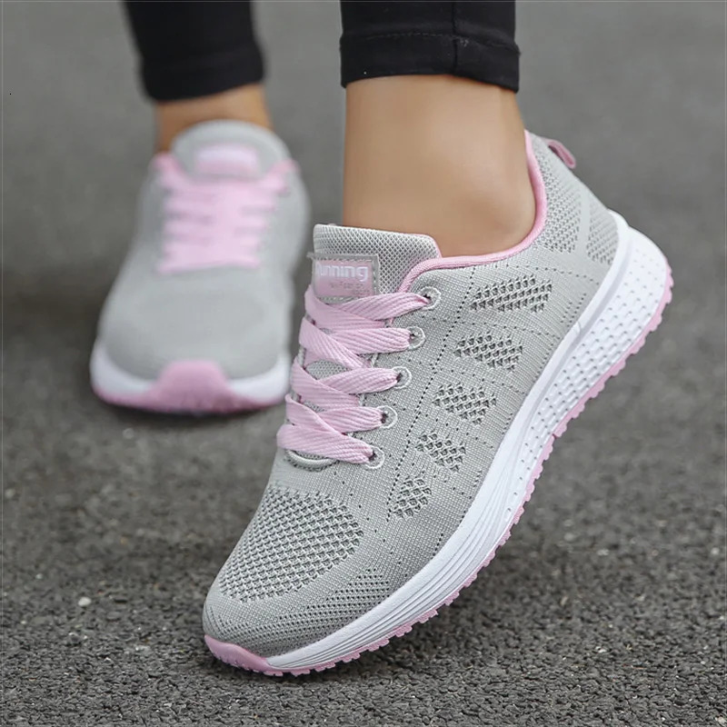 Women Casual Shoes Breathable Mesh Vulcanized Shoes Woman White Sneakers Women Feminino Gym Woman Tennis Shoes Womens sneakers 241219