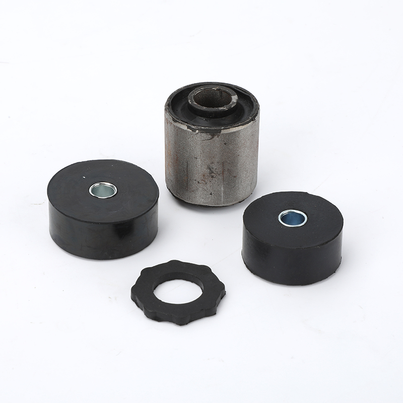 Shock Absorbing Foam Rubber Set for Vehicle Lower Arms with Steel Bushing Components