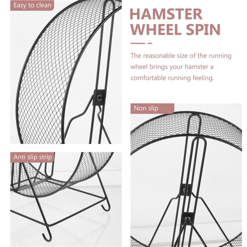 Wheel Hamster Exercise Running Small Silent Chinchilla Largehedgehog Guinea Ratgerbil Metal Pet Quiet S Animal