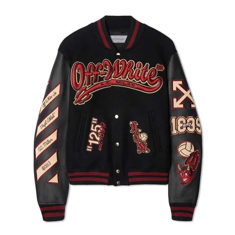 Fashion Street clothing jacket Y2K mens hip-hop cartoon letter embroidery leather retro jacket motorcycle jacket zipper jacket Y251124