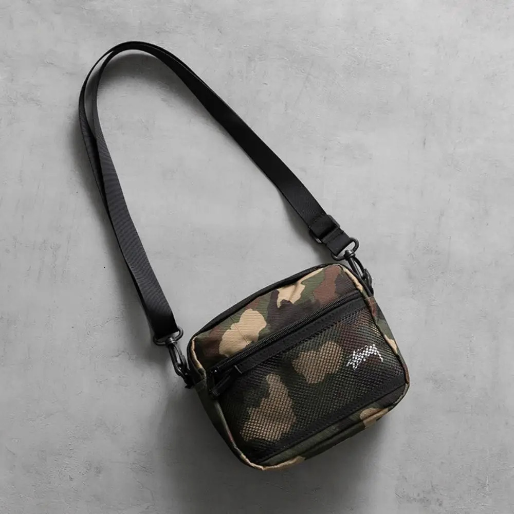 Large Capacity Shoulder Bag Fashion Crossbody Men Women Casual Canvas Mobile Phone Small Body Underarm Messenger 241219 - view 4
