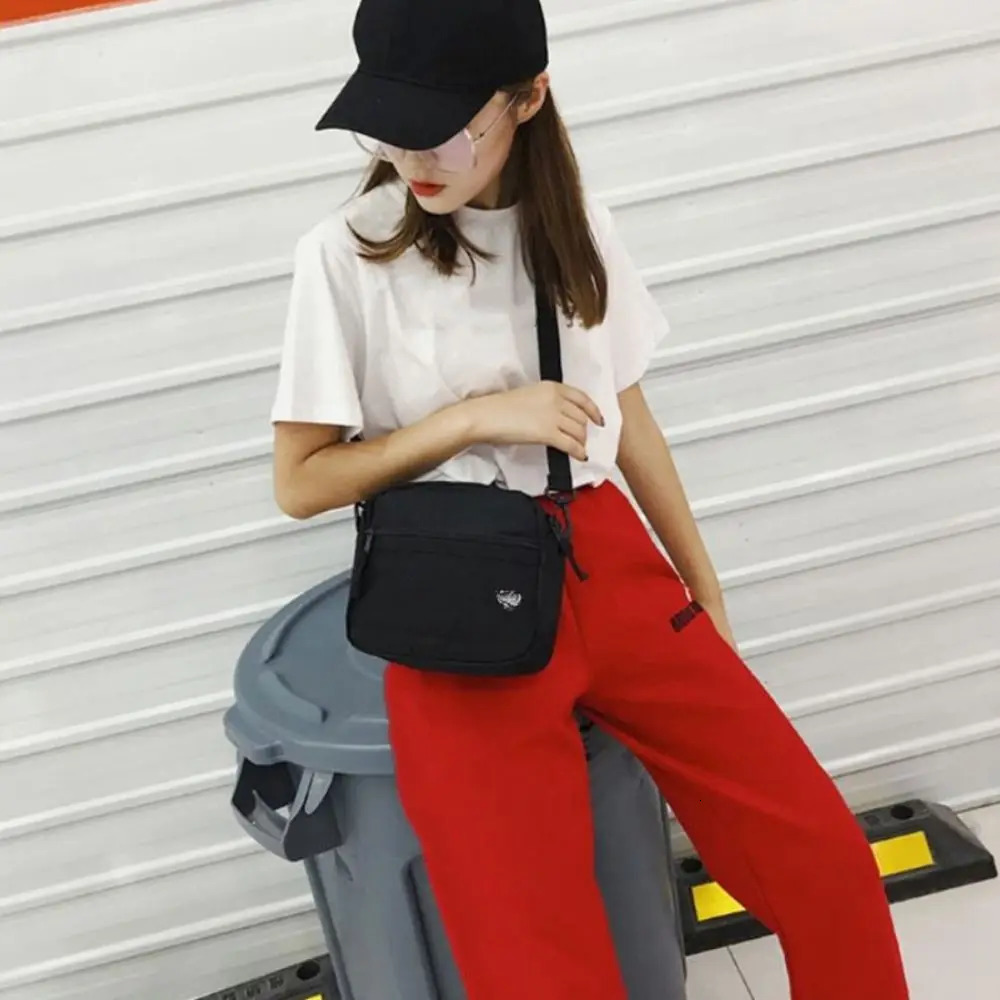 Large Capacity Shoulder Bag Fashion Crossbody Men Women Casual Canvas Mobile Phone Small Body Underarm Messenger 241219 - view 3