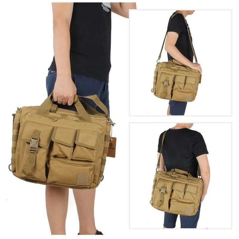 Military Backpack Tactical Molle Nylon Messenger Shoulder Laptop Handbags Briefcase Outdoor Multifunction Climbing Bag