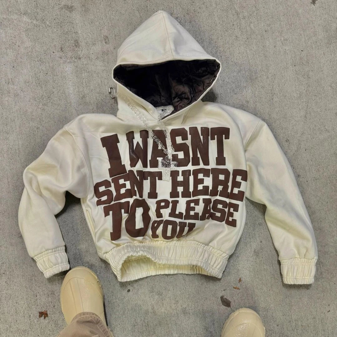 American Harajuku Y2K Sports Style English Pattern Printed Hoodie Womens Spring Loose Casual Street Trend Color Block Sweatshirt 241217
