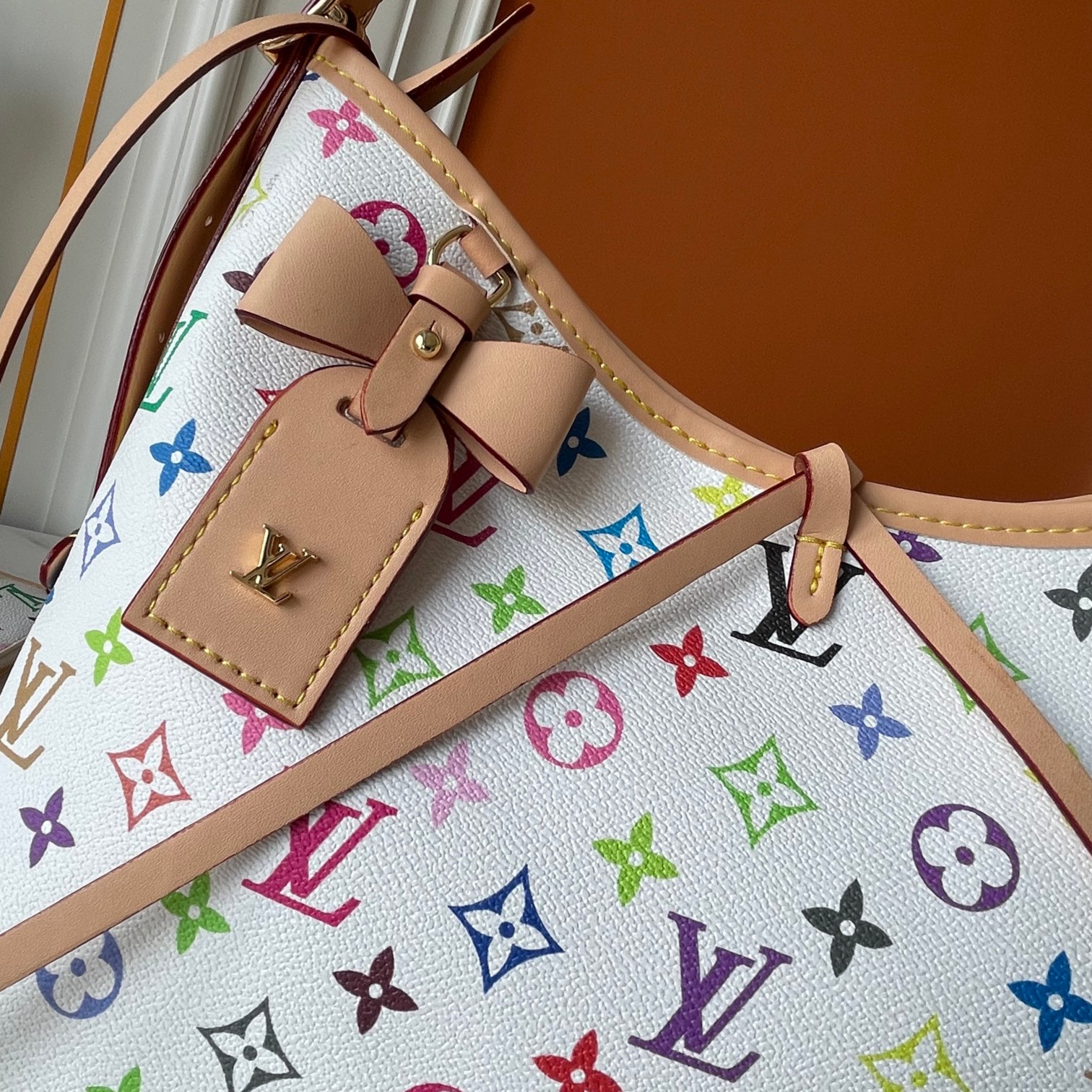 designer shoulder leather takashi murakami handbag canvas women colorful bags fashion composite lady beach clutch tote woman bag purse wallets08