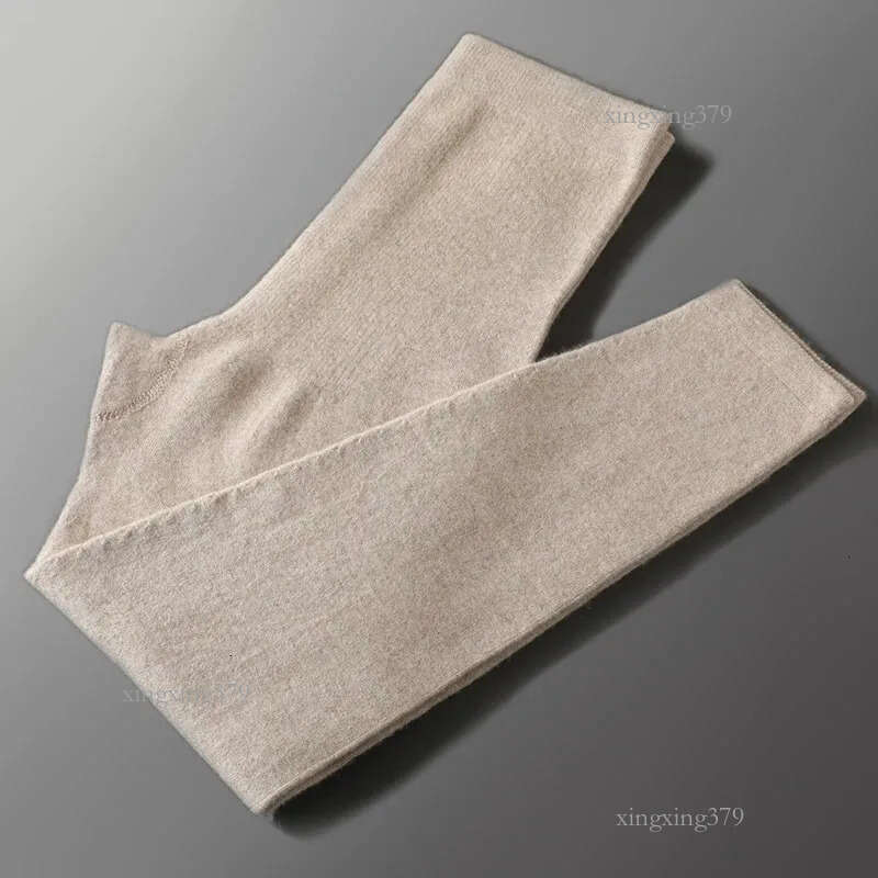 Tailor Sheep s Pants Women Autumn Winter Cashmere and Wool Leggings Long Elastic Ladies Pant Woman Trousers High-quality 241023