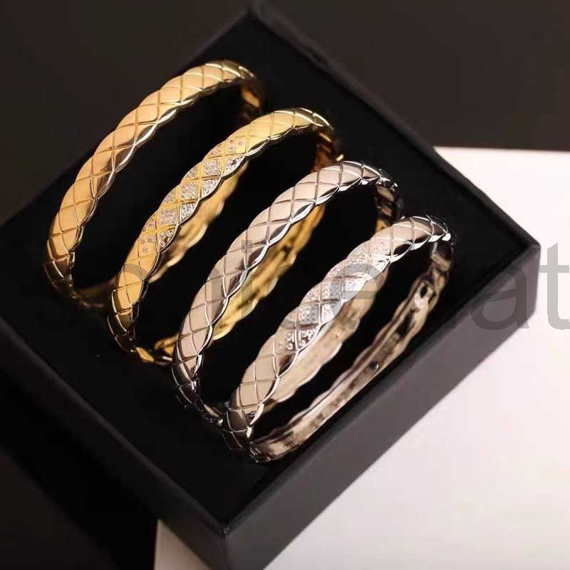 Charm Bracelets for Women Men | 18K Gold Plated Crush Diamond Bracelet | Wedding Jewelry Gift