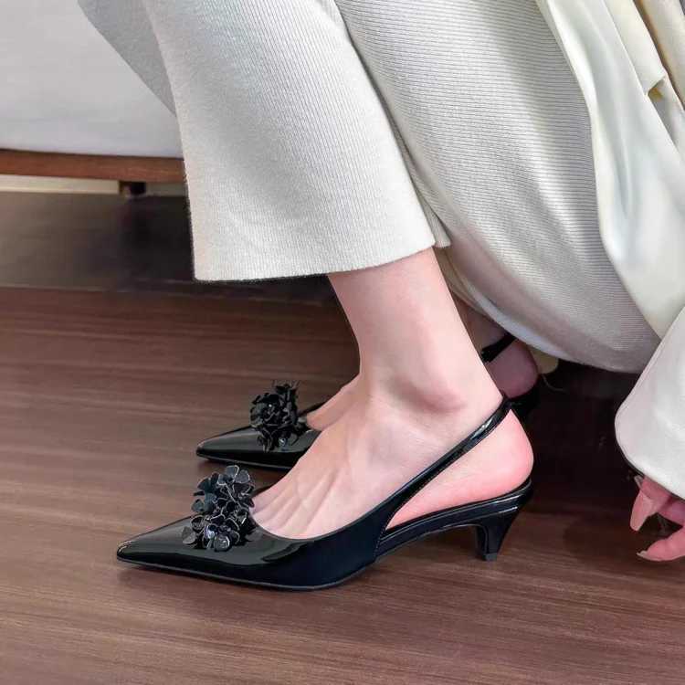 Green wer Pointed Toe elegant Wanxile party pump leather bridal shoes for H slip Tal women Y241219