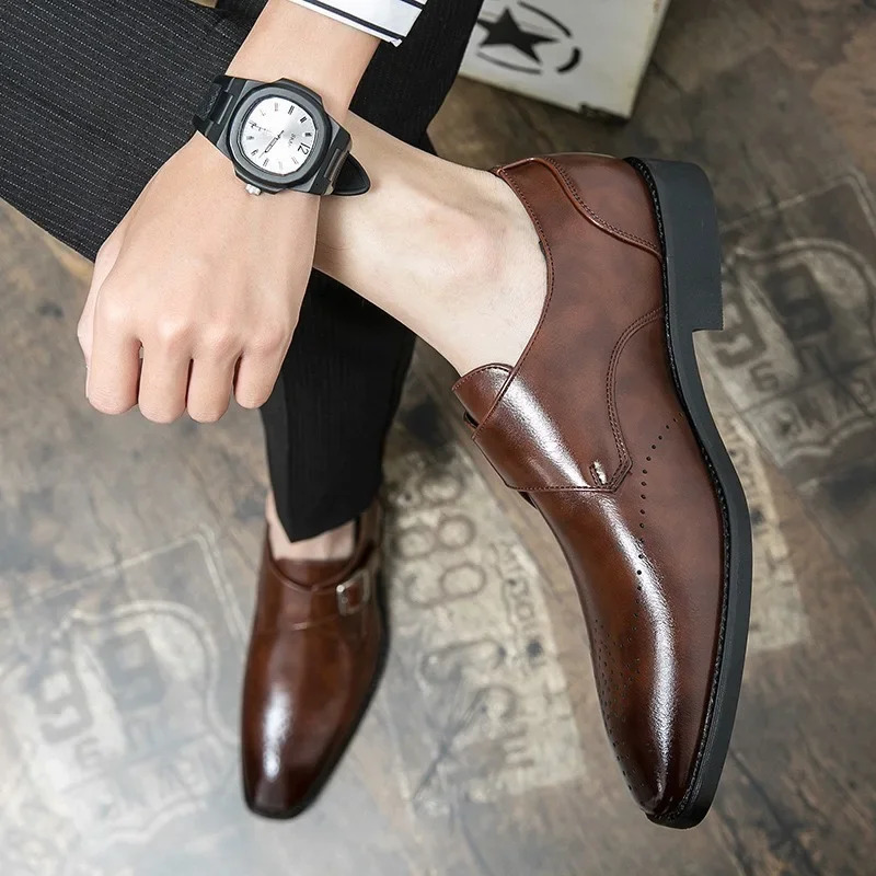 er Mens Shoes Classic Business Office Dress Shoe High Quality Casual Leather Shoes for Men Wedding Shoes Loafers 241220