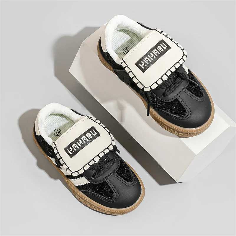 Sneakers Childrens Casual Sneakers 3-18 Years Old Leopard Boys Girls Single Shoes Four Seasons Red Soft Non-slip Kids De Training Shoes H241220
