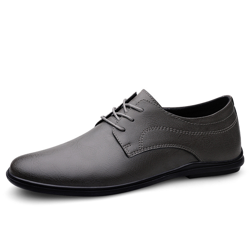 Quality High Brand Genuine Leather New Office Business Formal Cotton Men's Driving Shoes Soft Soles 7e16