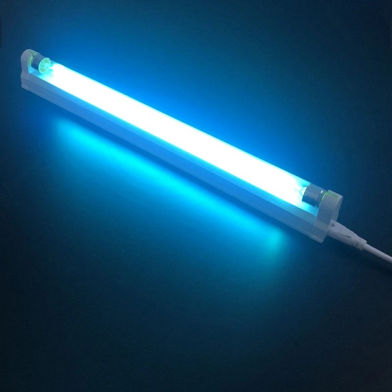 T5 UV Sterilizer Lamp AC 110V 220V 6W 8W LED Tube Ozone Germicidal Light Bactericidal Ultraviolet Lamp Indoor Disinfection Light