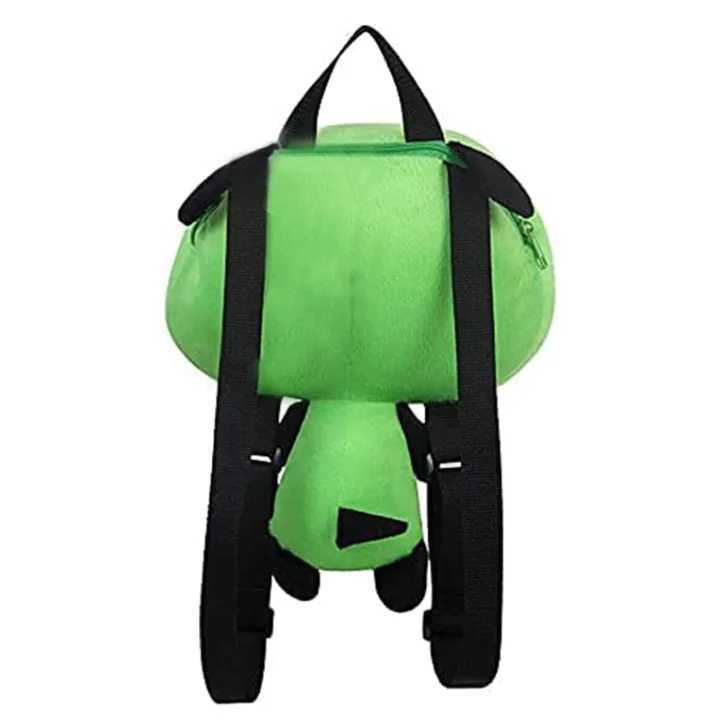 New Alien Invader Zim 3D Eyes Robot Gir Knapsack Cute Stuffed Plush Green Kaii Plush Doll Knapsack for Girs Xmas GiftsXJ241219