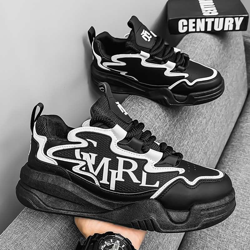 New men's niche hot thick sole height increasing student casual outdoor sports board shoes Self Brand Sneaker Size 39-45
