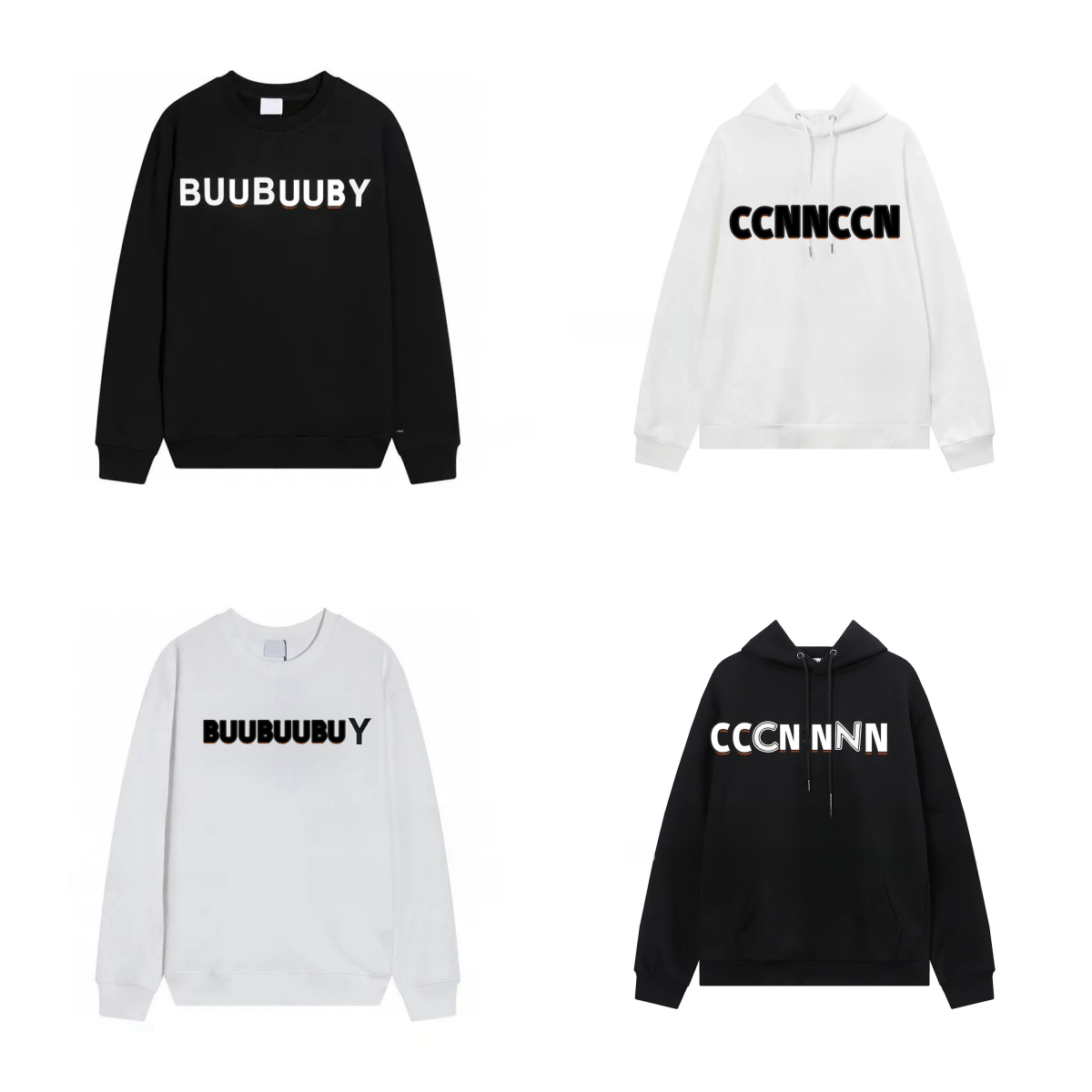 New Designer Printing Crewneck Warm Men Women Fashion Street Pullover Sweatshirt Loose Hoodie Couple Top Reflective -01