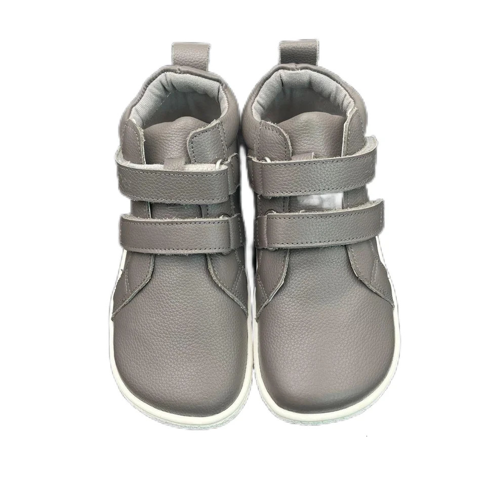 TipsieToes Top Barefoot Genuine Leather Baby Toddler Girl Boy Kids Shoes For Fashion Spring Autumn Winter Ankle Boots 241219