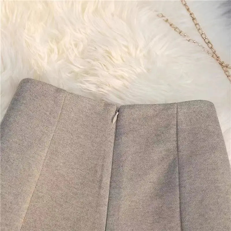 Short Pants Thicked Warm Woolen Shorts Women Autumn-Winter High Waist All-match Bottoms Fashion Loose Black Wide Leg M39 241216