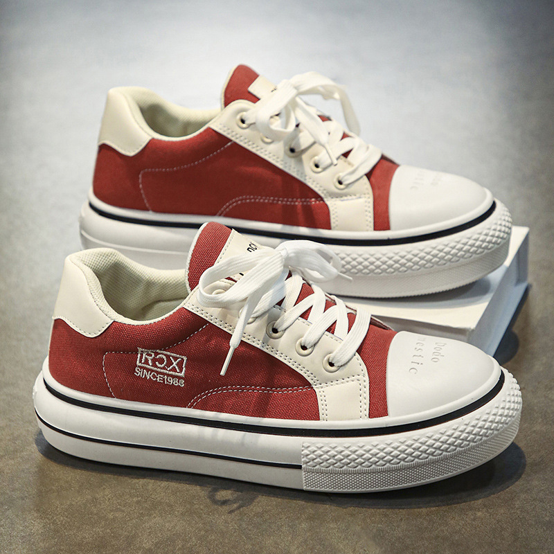 Men Women Casual 35-44 Canvas Trendy Versatile Fashion Couple Personalized Designer Shoes Triple Black Red Green fashion