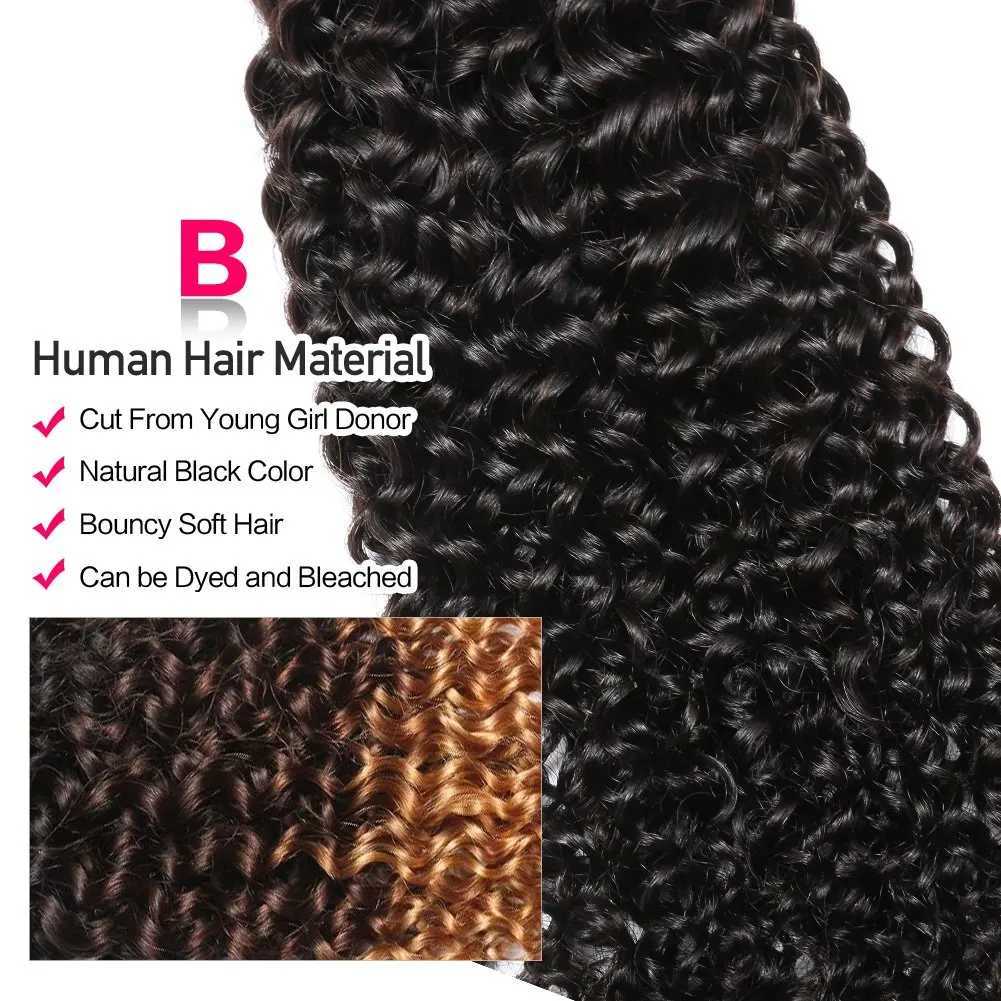 10A Small Spirals Curly Bundles Brazilian Unprocessed Kinky Curly Human Hair e Curls Weave Only Virgin Hair Extension 3B 3CXJ241220