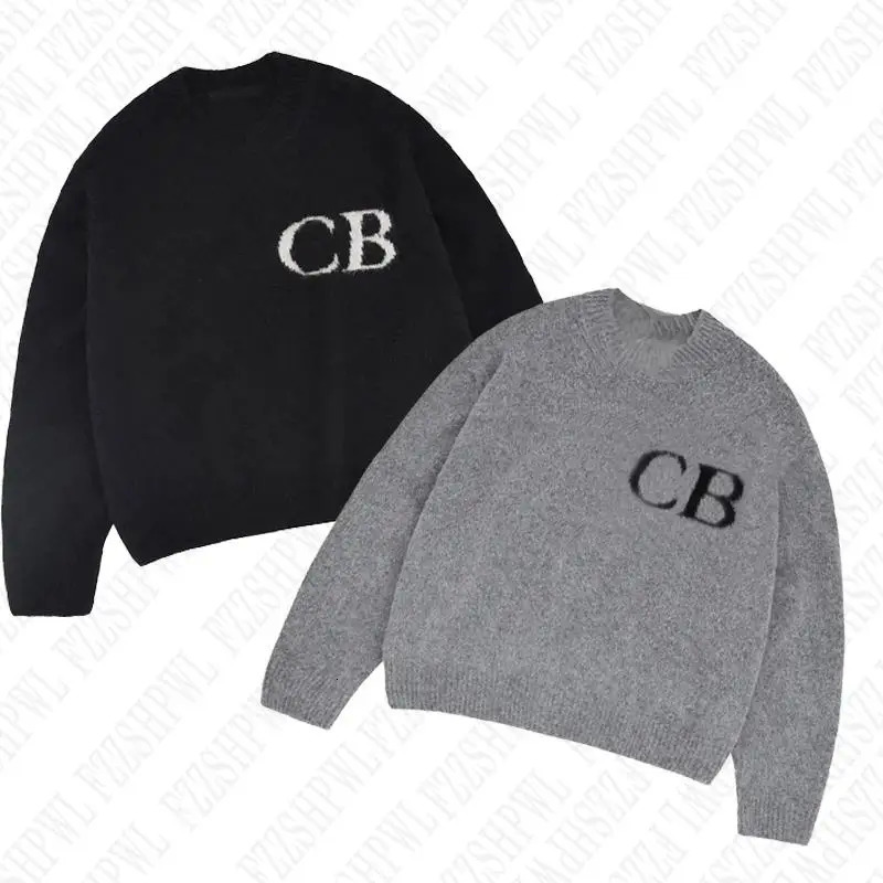 Y2k mens knitted sweater aesthetic Harajuku letter graphic hiphop gothic Pullover Grunge casual high street punk streetwear 241211