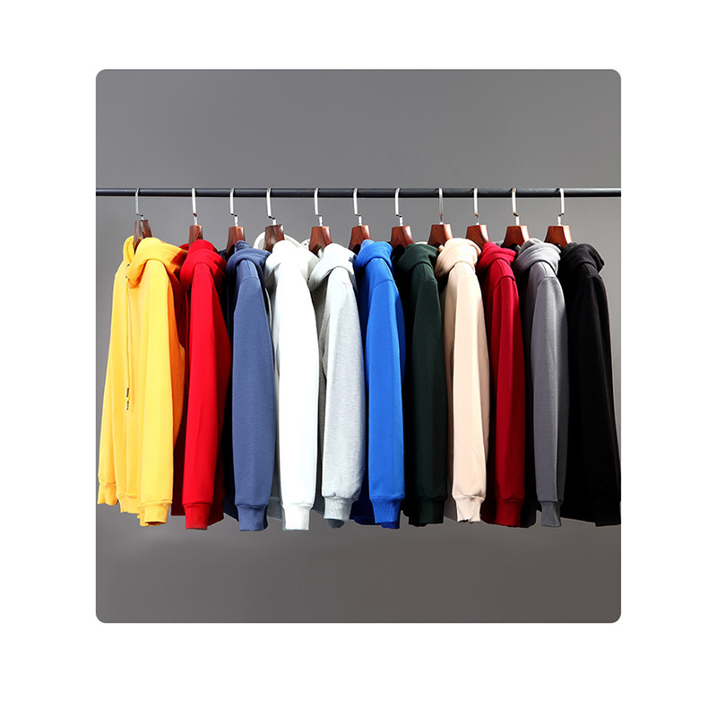 Autumn and winter Hong Kong style padded hooded sweater men's large size trend thick clothing suit pullover students warm jacket m030