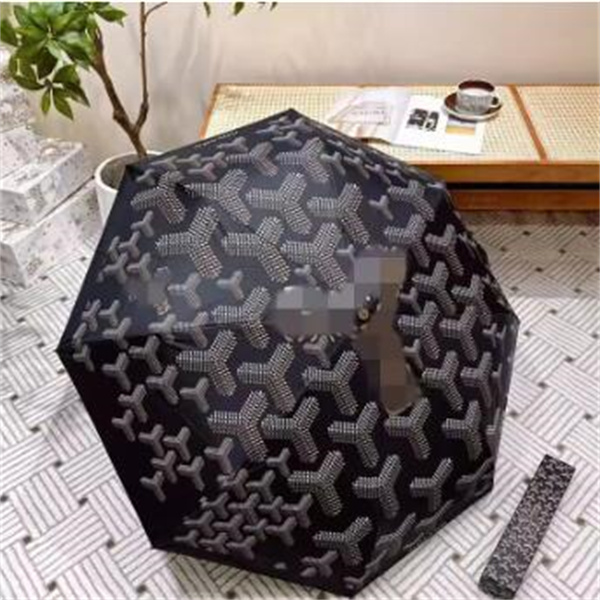 Full-automatic Rain and Shine Dual-use Five Fold Portable Vinyl Sunscreen Sunshade Umbrella