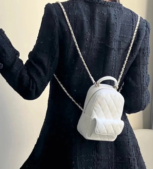 Mini Caviar Leather Sheepskin Crossbody Enthusiast Exclusive Designer Bag New Backpack Fashion Handbag 2025