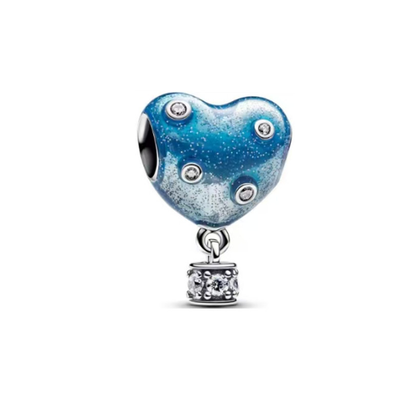 Silver Beads New Christmas Series Santa Claus Beads Bracelet Diy Accessories Beads