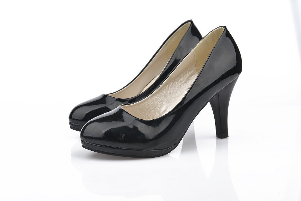 Autumn Ddmywed Spring Professional High Heel Single Lacquer Leather Shallow Mouth Round Head Women S Red Work Shoes Wedding Shoe Chinese Brand F Ddmys
