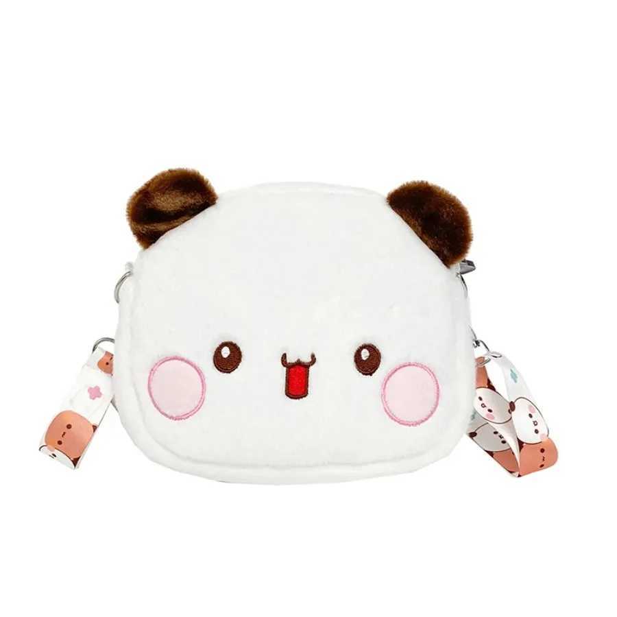 Cute Yier Panda Bear Plush Backpack Bubu Dudu Crossbody Bag Kaii Coin Purses Shoulder Bag Soft Plushies for GirlfriendXJ241219