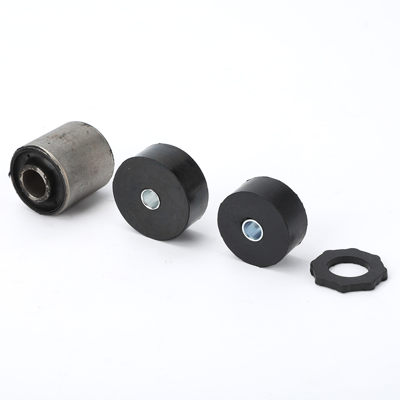 Shock Absorbing Foam Rubber Set for Vehicle Lower Arms with Steel Bushing Components