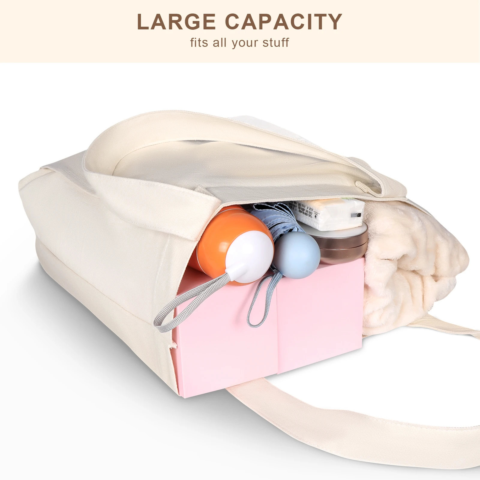 DIY Personalized Customized Yoga Mat Bag Large Capacity Washable Foldable Lightweight Pilates Canvas Carry Gift 250114